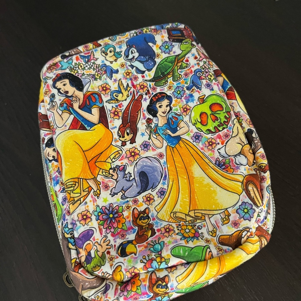 Colorful Disney Character Print Pouch